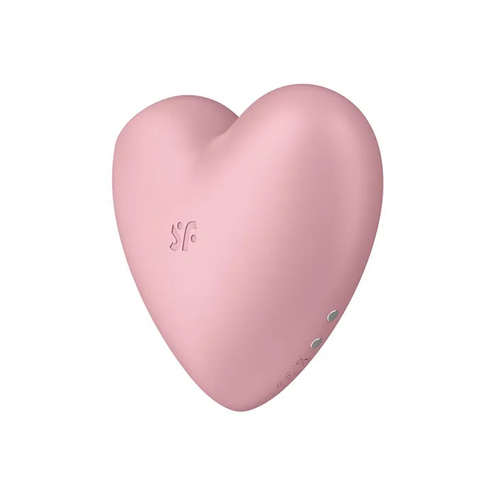 Satisfyer Cutie Heart USB Rechargeable Air Pulsation Stimulator With Vibration Satisfyer