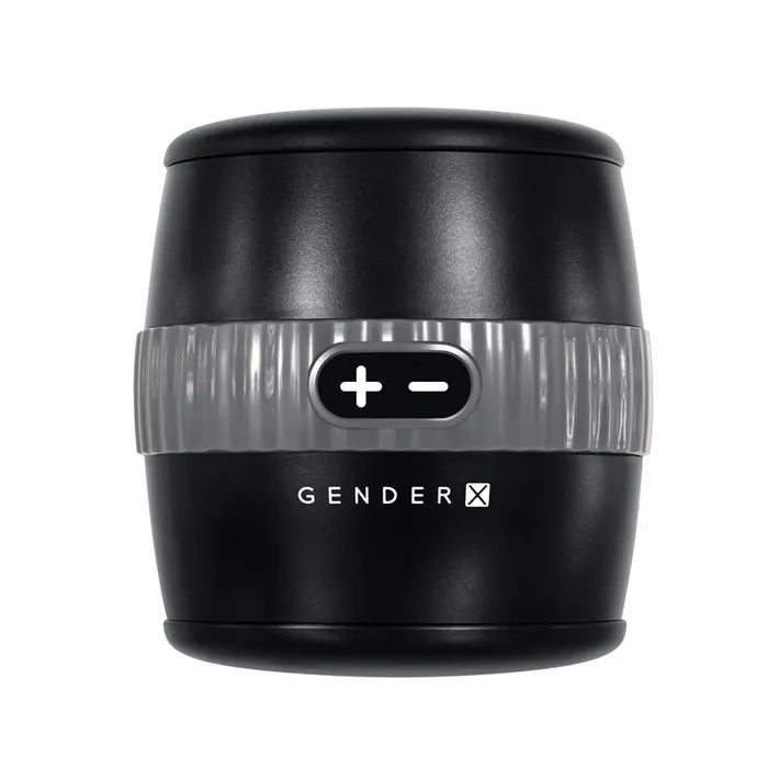 Gender X BARREL OF FUN USB Rechargeable Stroker Black Gender X