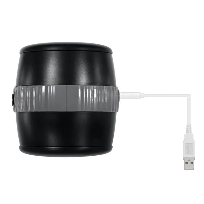 Gender X BARREL OF FUN USB Rechargeable Stroker Black Gender X