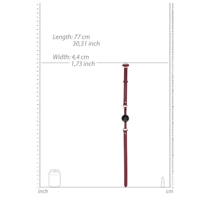 Shots Toys OUCH! Halo Breathable Ball Gag Mouth Restraint Shots Toys