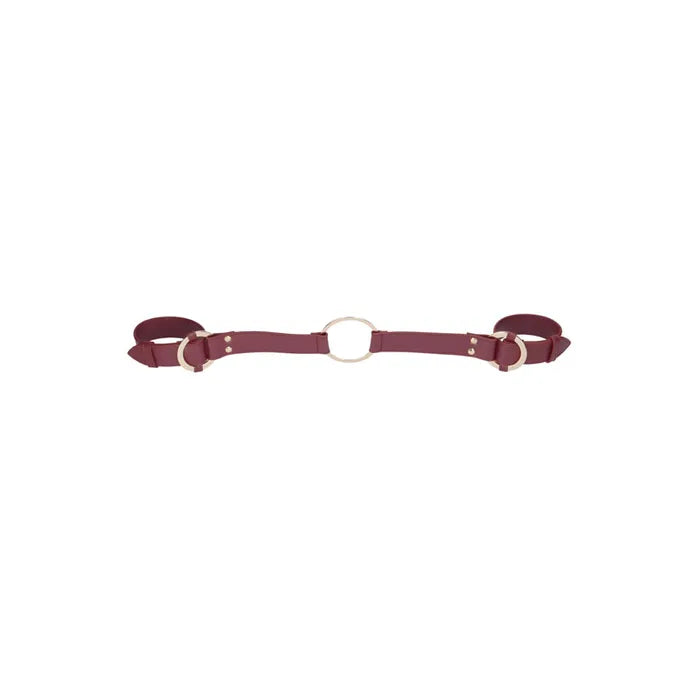 OUCH! Halo Handcuff With Connector Restraint Burgundy Shots Toys