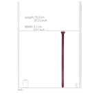 OUCH! Halo Thigh Cuffs Leg Restraints Burgundy Shots Toys