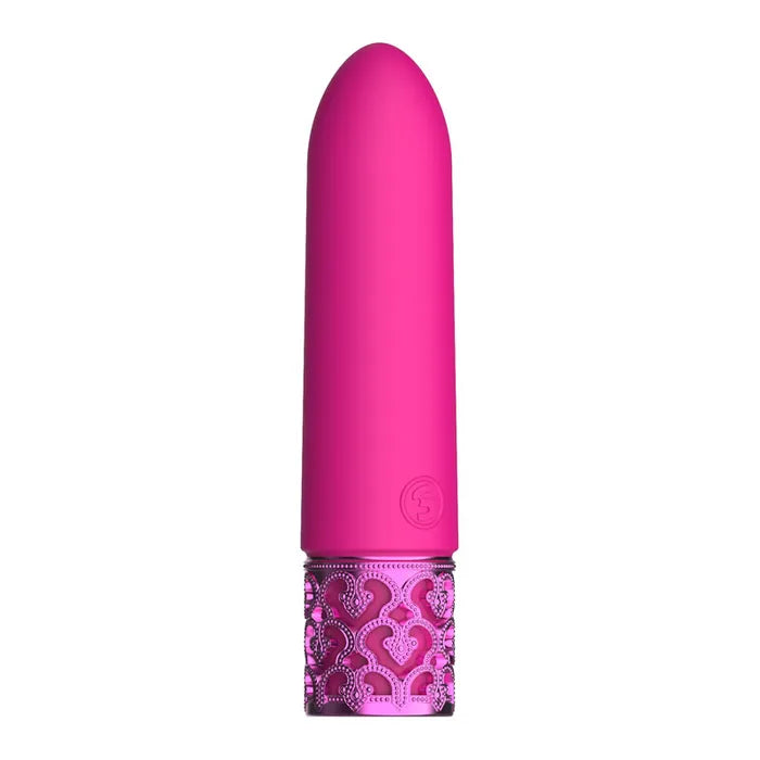 Shots Toys ROYAL GEMS Imperial Silicone Rechargeable Bullet Vibrator Pink Shots Toys