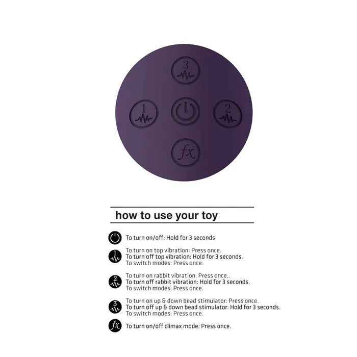 Shots Toys Vive Halo USB Rechargeable Rabbit Vibrator Shots Toys