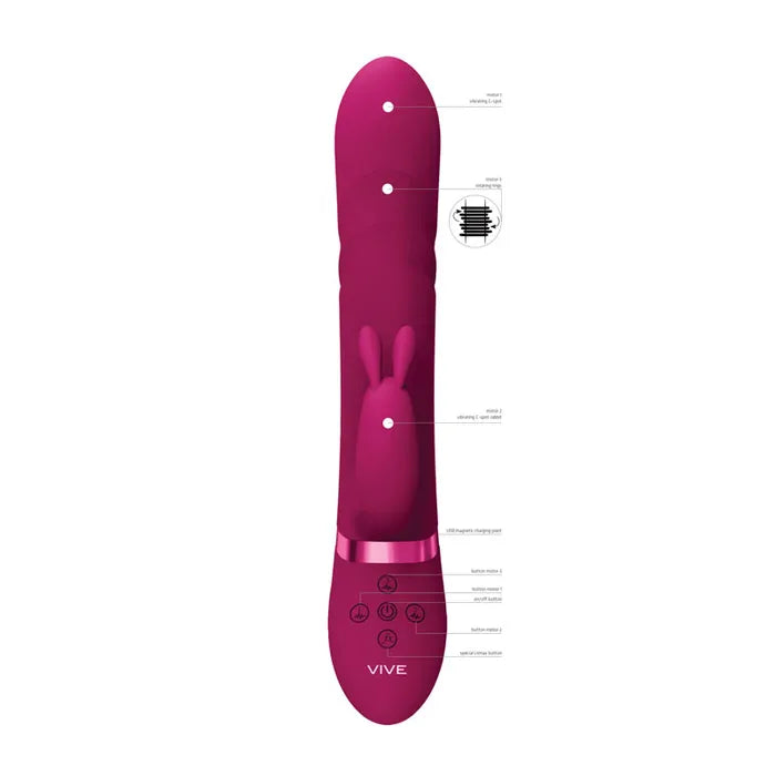 Shots Toys VIVE Nari USB Rechargeable Rabbit Vibrator Shots Toys