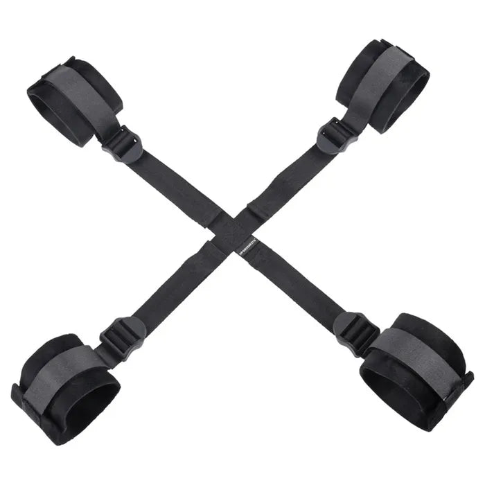 Sex & Mischief Hog Tie Restraint Black Sportsheets