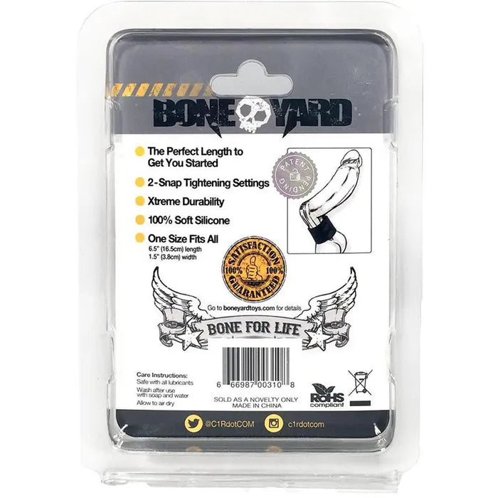 C1 Releasing Boneyard Silicone Ball Strap 3 Snap 4cm Adjustable Ball Stretcher Ring