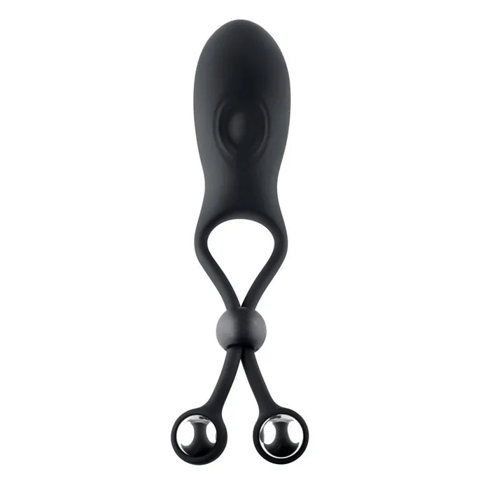 Zero Tolerance THE BIG BANG USB Rechargeable Vibrating Lasso Cock Ring Black Zero Tolerance