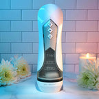 Zero Tolerance STROKING BUDDY USB Rechargeable Vibrating & Thrusting Stroker White Zero Tolerance