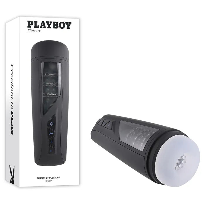 Playboy Pleasure PURSUIT OF PLEASURE USB Rechargeable Vibrating Stroker Playboy Pleasure