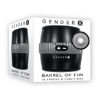 Gender X BARREL OF FUN USB Rechargeable Stroker Black Gender X