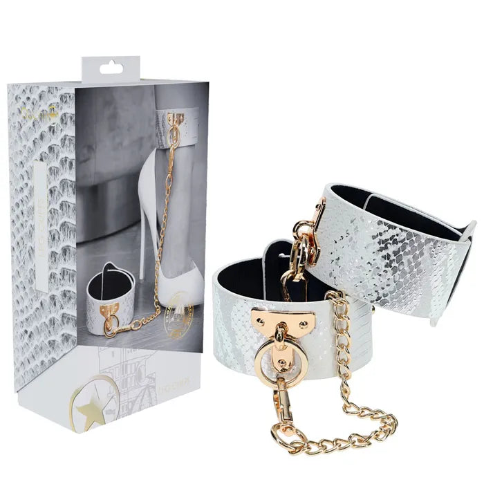 OUCH! Florence Collection - Leg Cuffs - Black Restraints Shots Toys