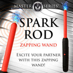 XR Brands Master Series Spark Rod Zapping EWand Black / Red XR Brands