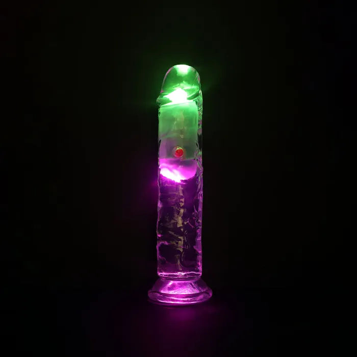 Shots Toys REALROCK 6'' Wireless Rechargeable LED Vibrating Dong With Remote 7 Inch Shots Toys