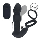 Shots Toys LEVELZ Remote Controlled Prostate Stimulator With Cock Ring Black