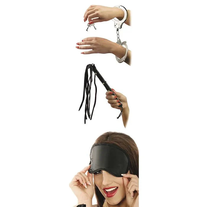 Pipedream Fetish Fantasy Series Lovers Fantasy Bondage Kit 3 Piece Set - LOVVA