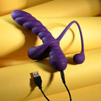 Playboy Pleasure TWISTED PLAYGROUND USB Rechargeable Vibrator & Cock Ring Kit - LOVVA