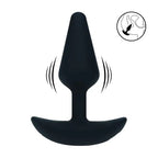 Shots Toys LEVELZ Classic USB Rechargeable Vibrating Silicone Anal Plug Small Black