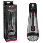 Pipedream PDX Elite ViewTube MAX View USB Rechargeable Suction Auto Stroker Clear Pipedream