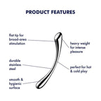 Satisfyer Cosmic Crest 1 Steel Dildo 24cm - LOVVA