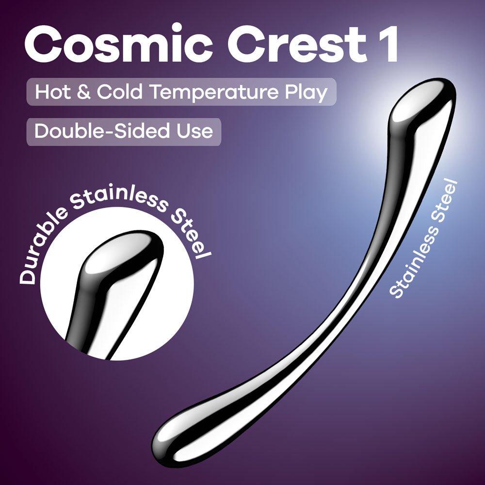 Satisfyer Cosmic Crest 1 Steel Dildo 24cm - LOVVA