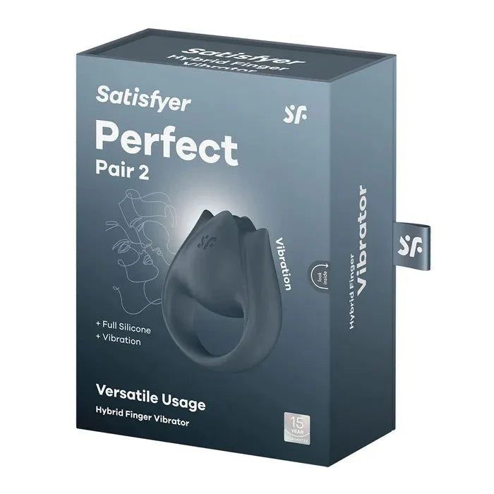 Satisfyer Perfect Pair 2 USB Rechargeable Vibrating Couples Ring - LOVVA