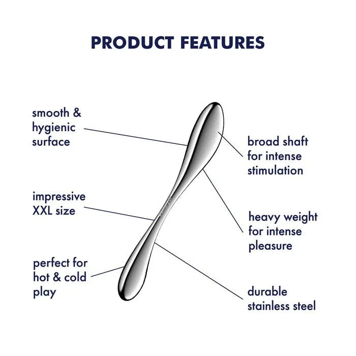 Satisfyer Star Force 3 Steel Dildo 27cm - LOVVA