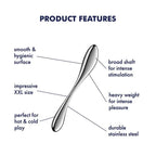 Satisfyer Star Force 3 Steel Dildo 27cm - LOVVA