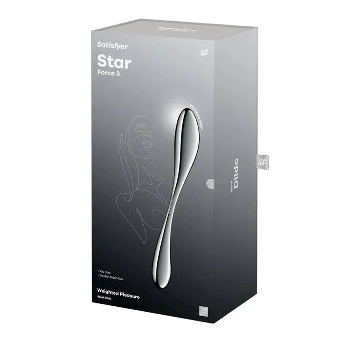 Satisfyer Star Force 3 Steel Dildo 27cm - LOVVA