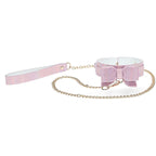 OUCH! Paris Collection Collar With Leash Restraint Pink Shots Toys