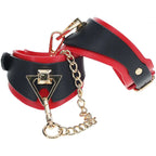 OUCH! Milan Collection Handcuffs Restraints Black / Red Shots Toys