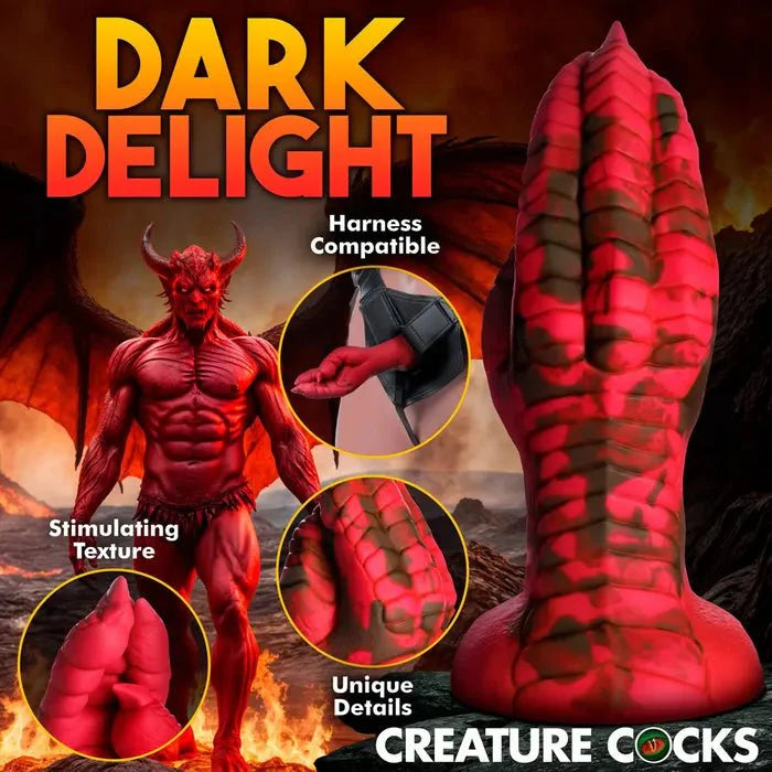 XR Brands Creature Cocks Demon Claw Fisting Claw Fantasy Silicone Dildo 21.8cm - LOVVA