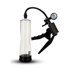 Xgen Products Size Up Ergonomic Trigger Penis Pump With Pressure Gauge Clear Xgen Products